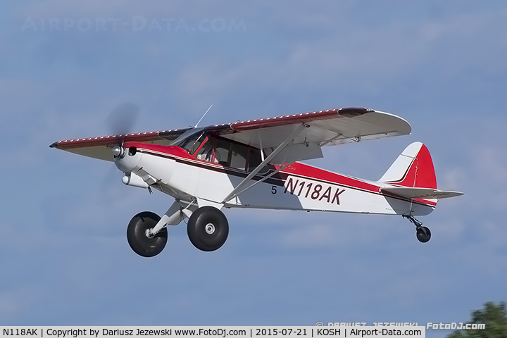 N118AK, Piper PA-18 Super Cub Replica C/N 00118, Piper PA-18 Super Cub (replica)  C/N 118, N118AK