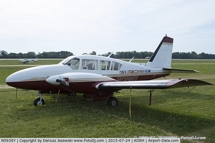 N5930Y, 1965 Piper PA-23-250 Aztec C/N 27-3091, Piper PA-23-250 Aztec  C/N 27-3091,N5930Y