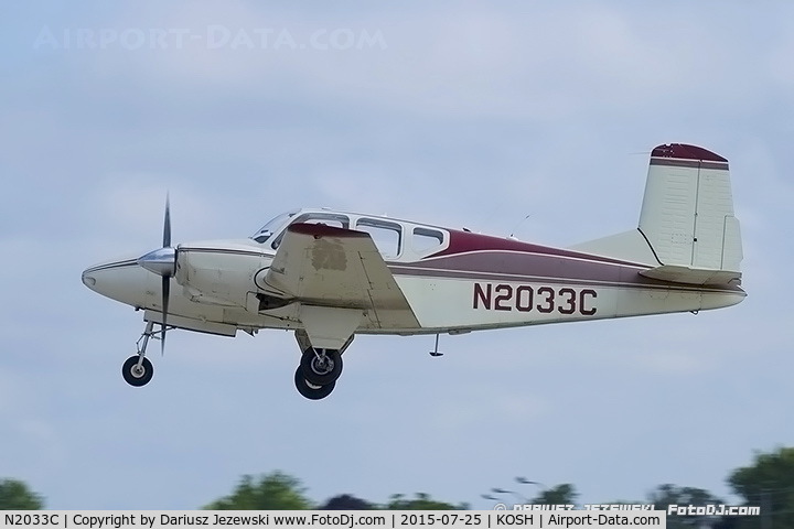 N2033C, 1959 Beech 95 Travel Air C/N TD-203, Beech 95  C/N TD-203, N2033C
