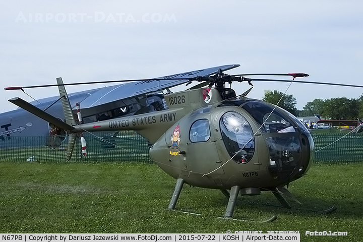 N67PB, 1968 Hughes OH-6A Cayuse C/N 480411, Hughes OH-6A Cayuse  C/N 480411, N67PB