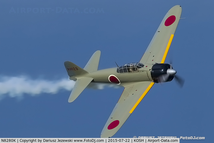 N8280K, 1941 Nakajima A6M2 Model 21 C/N 1498, Nakajima A6M2 Model 21  C/N 1498, NX8280K