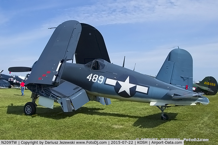 N209TW, Goodyear FG-1D Corsair C/N 3750, Goodyear FG-1D Corsair  C/N 3750 (92489), NX209TW