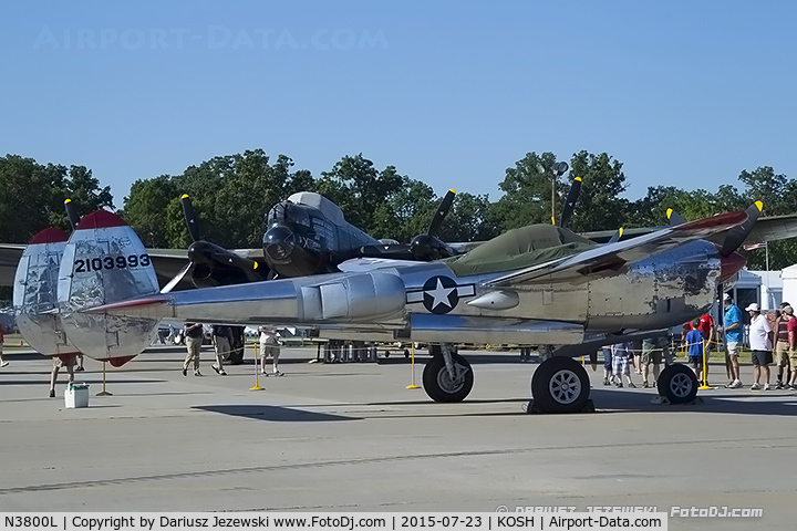 N3800L, 1945 Lockheed P-38L-5-LO Lightning C/N 422-8342, Lockheed P-38L Lightning 