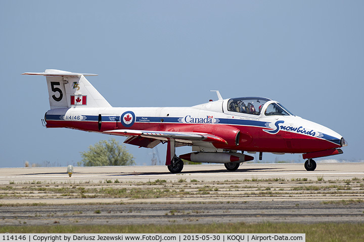 114146, Canadair CT-114 Tutor C/N 1146, CAF CT-114 Tutor 114146 C/N 1146 from Snowbirds Demo Team 15 Wing CFB Moose Jaw, SK