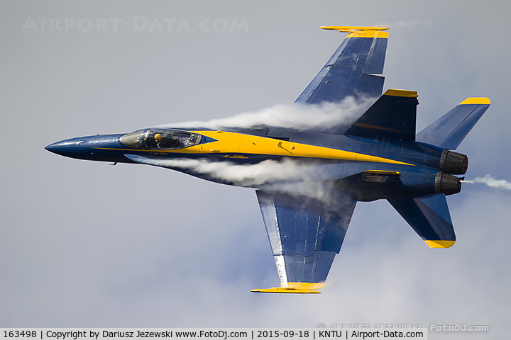 163498, 1988 McDonnell Douglas F/A-18C Hornet C/N 0737/C053, F/A-18C Hornet 163498 C/N 0737 from Blue Angels Demo Team  NAS Pensacola, FL