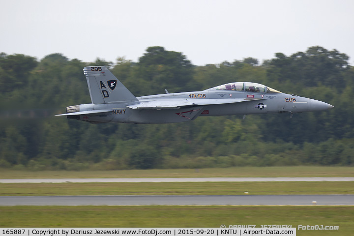 165887, Boeing F/A-18F Super Hornet C/N F047, F/A-18F Super Hornet 165887 AD-206 from VFA-106 