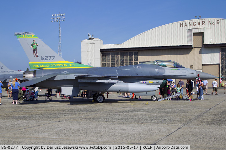 86-0277, 1986 General Dynamics F-16C Fighting Falcon C/N 5C-383, F-16C Fighting Falcon 86-0277  from 134th FS 