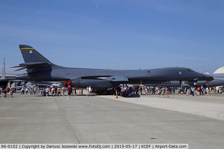 86-0102, 1986 Rockwell B-1B Lancer C/N 62, B-1B Lancer 86-0102 EL from 37th BS 