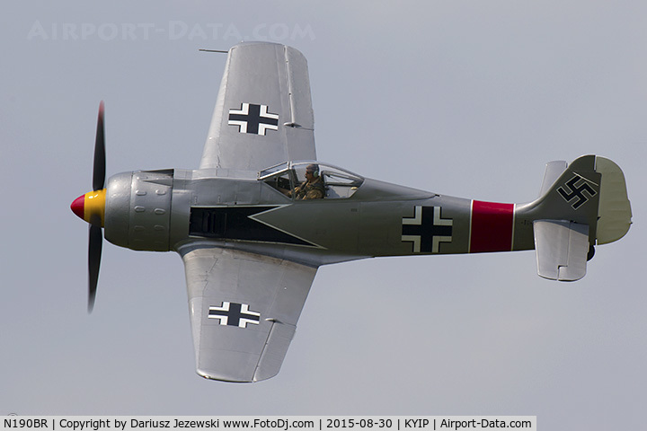 N190BR, Focke-Wulf Fw-190-A8 Replica C/N 005, Focke-Wulf 190 A8  C/N 005, N190BR