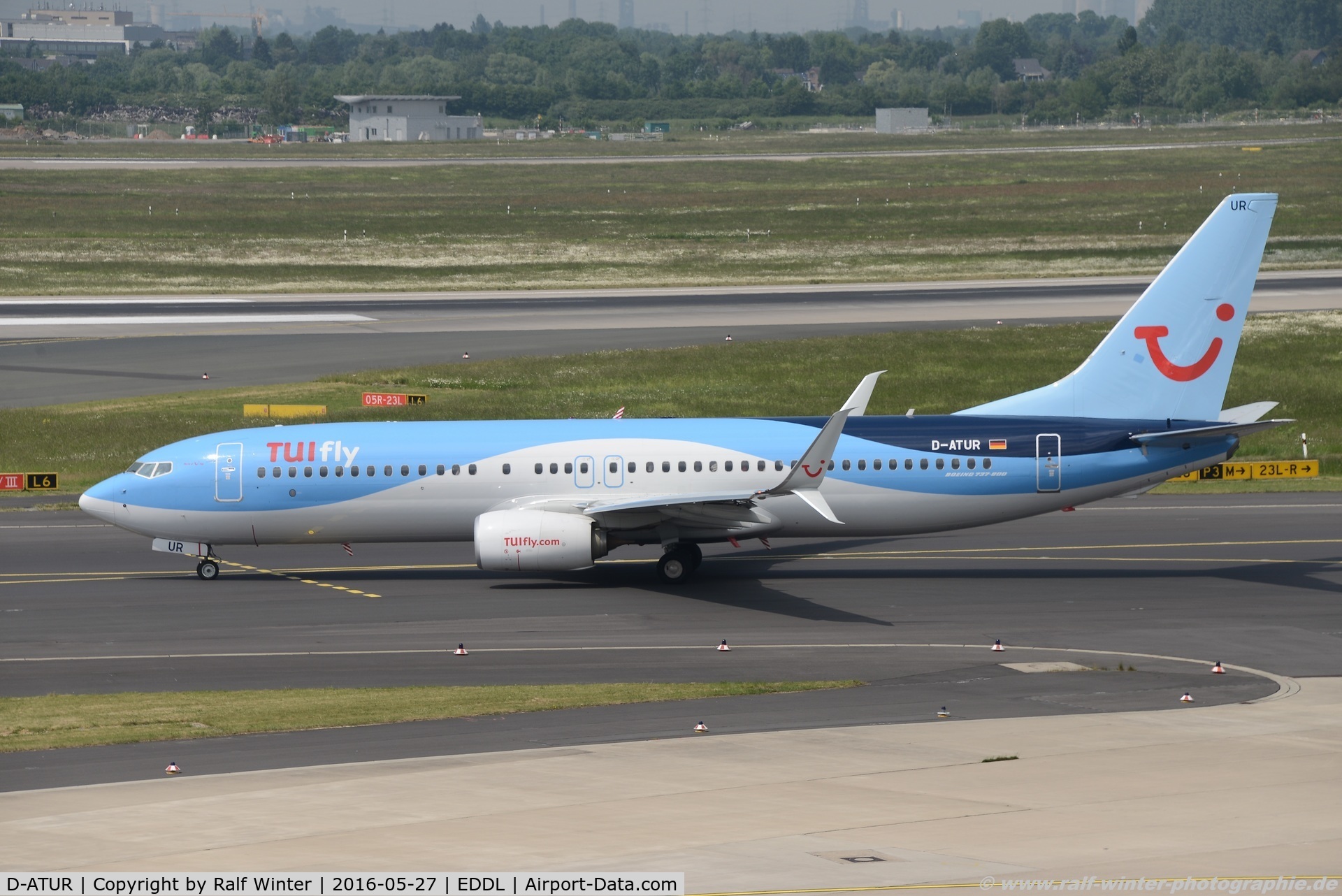 D-ATUR, 2015 Boeing 737-8K5 C/N 41664, Boeing 737-8K5(W) - X3 TUI TUIfly - 41664 - D-ATUR - 27.05.2016 - DUS