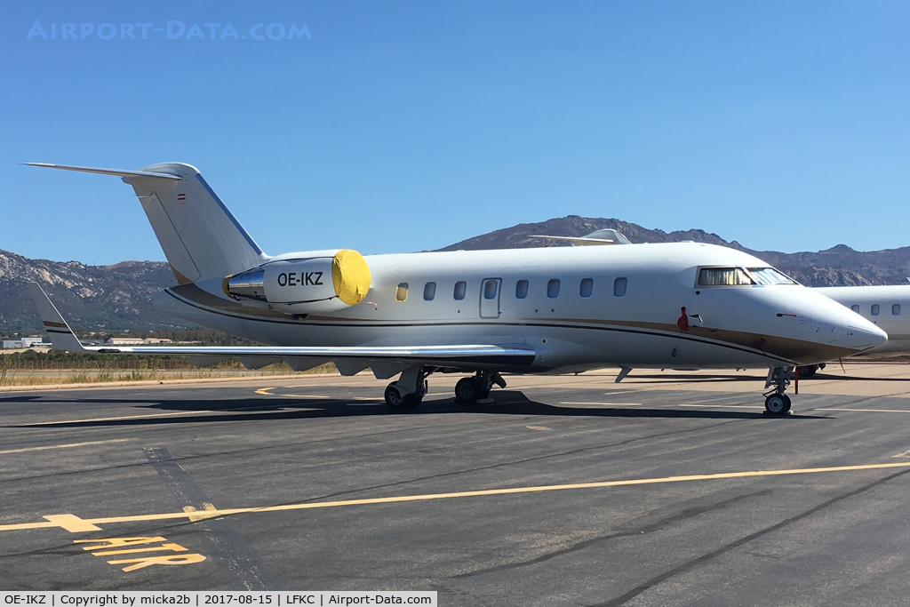 OE-IKZ, 2006 Bombardier Challenger 605 (CL-600-2B16) C/N 5705, Parked