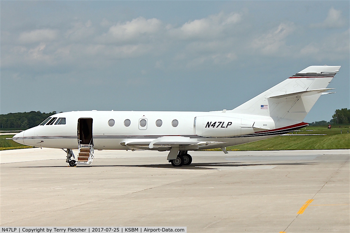 N47LP, 1981 Dassault Falcon (Mystere) 20 C/N 457, At Sheboygan County Memorial Airport in Wisconsin