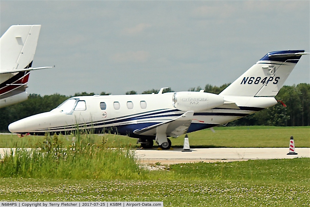 N684PS, 2016 Cessna 525 Citation M2 C/N 525-0932, At Sheboygan County Memorial Airport in Wisconsin