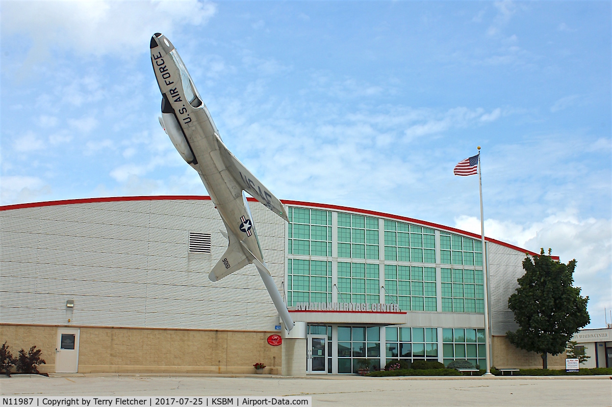 N11987, 1951 Lockheed T-33A Shooting Star C/N 580-6890, Preserved at Sheboygan County Memorial Airport in Wisconsin