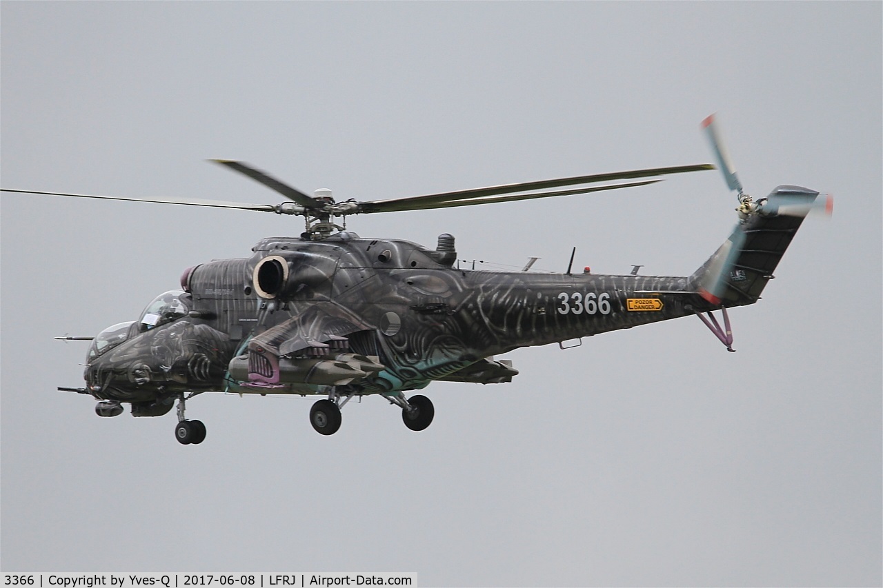 3366, Mil Mi-35 Hind E C/N 203366, Mil Mi-35 Hind E, Landivisiau Naval Air Base (LFRJ) Tiger Meet 2017
