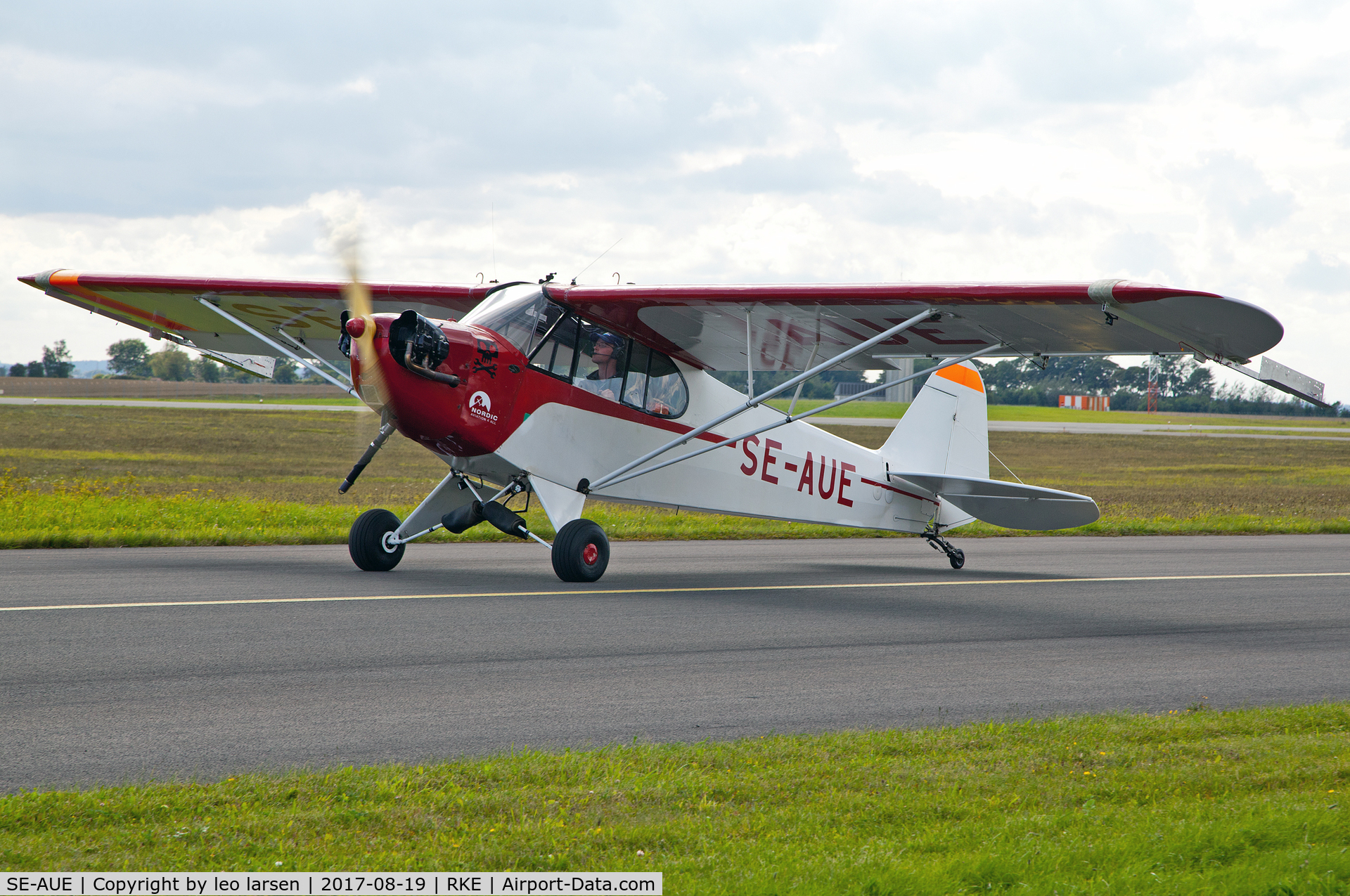 SE-AUE, 1942 Piper J3C-65 Cub Cub C/N 9460, Roskilde Airshow 19.8.2017