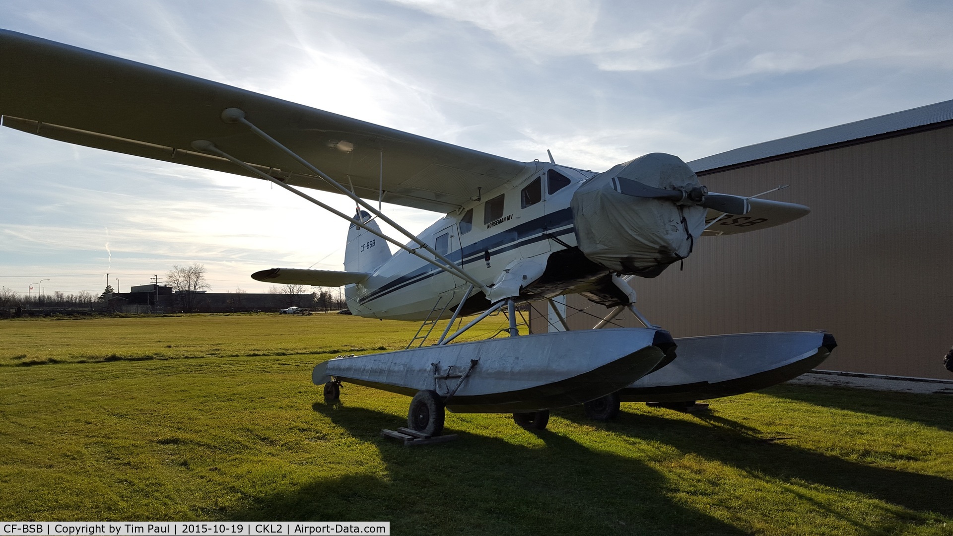 CF-BSB, 1945 Noorduyn Norseman V C/N N29-15, CF-BSB put away for winter in Selkirk