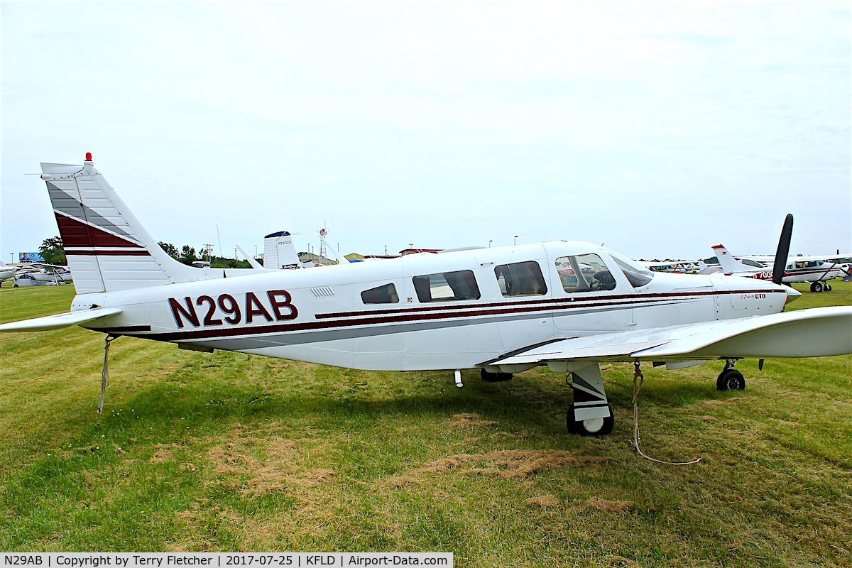N29AB, 1976 Piper PA-32R-300 Cherokee Lance C/N 32R-7780027, At Fond du Lac County Airport