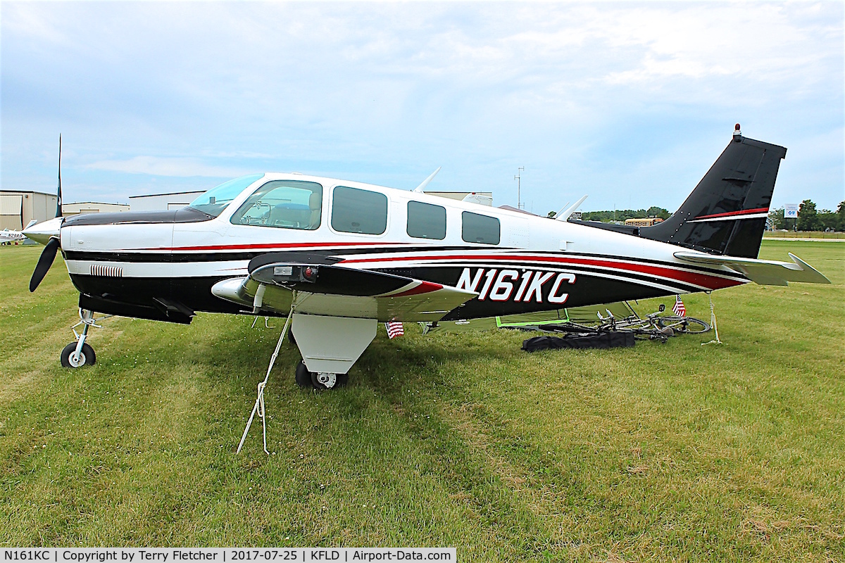 N161KC, 1980 Beech A36 Bonanza 36 C/N E-1700, At Fond du Lac County Airport