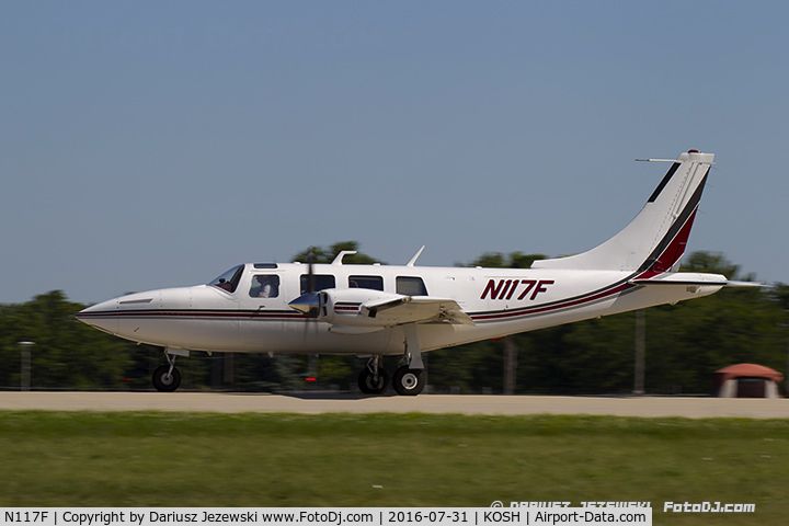 N117F, 1977 Smith Aerostar 601P C/N 61P-0442-167, Smith Aerostar 601P  C/N 61P-0442-167, N117F