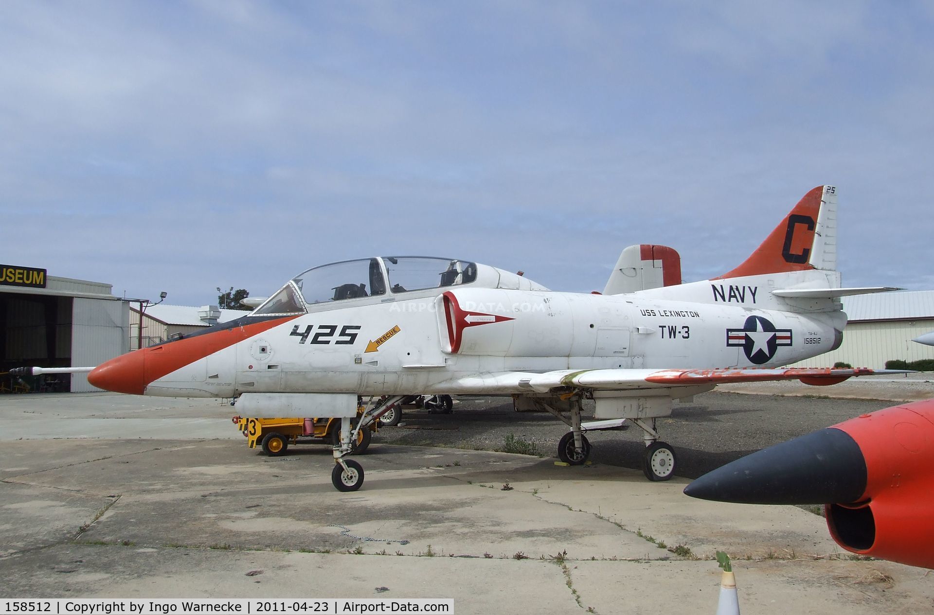 158512, Douglas TA-4J Skyhawk C/N 14317, Douglas TA-4J Skyhawk at the Estrella Warbirds Museum, Paso Robles CA