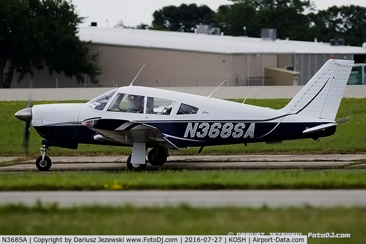 N368SA, 1968 Piper PA-28R-180 Cherokee Arrow C/N 28R-30919, Piper PA-28R-180 Cherokee Arrow  C/N 28R-30919, N368SA