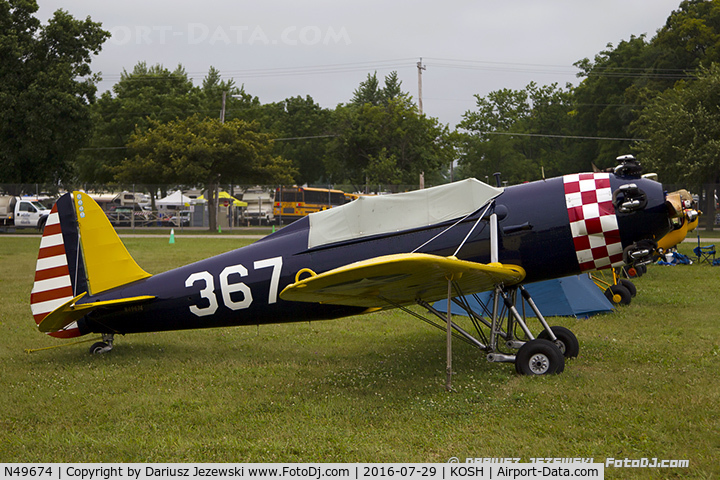 N49674, 1941 Ryan Aeronautical ST3KR C/N 1396, Ryan Aeronautical ST3KR  C/N 1396, N49674