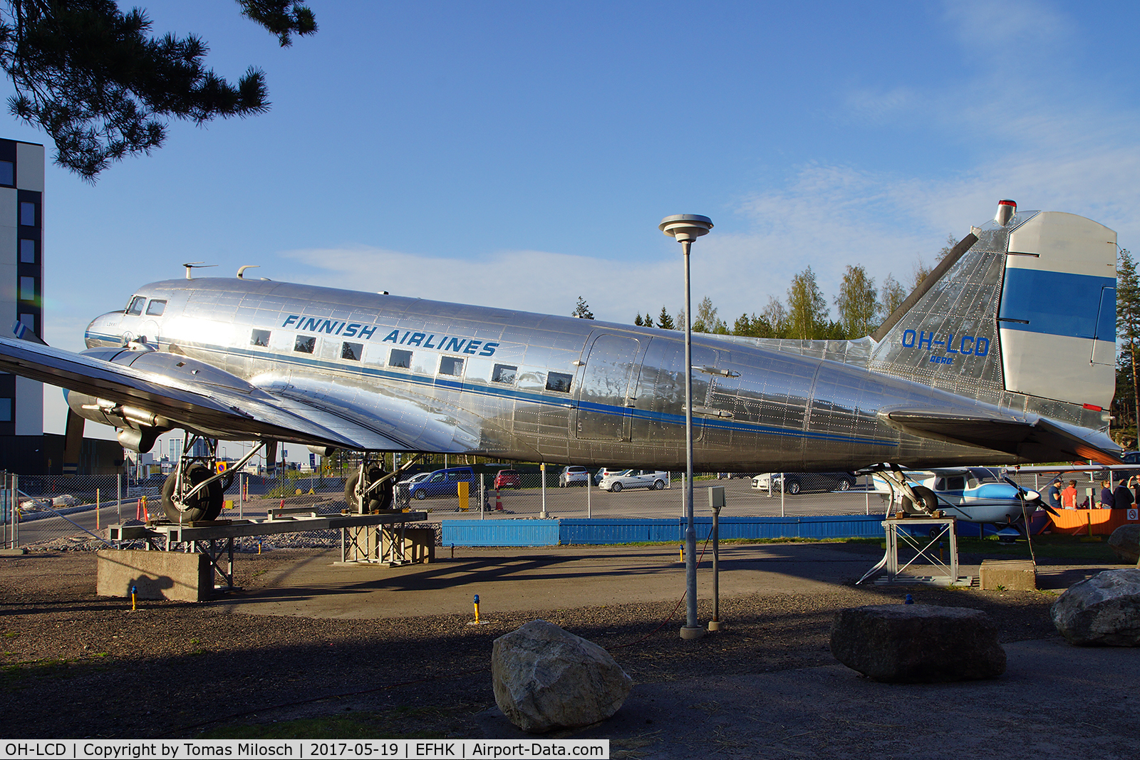 OH-LCD, 1943 Douglas C-47A-75-DL C/N 19309, Displayed at Finnish Aviation Museum