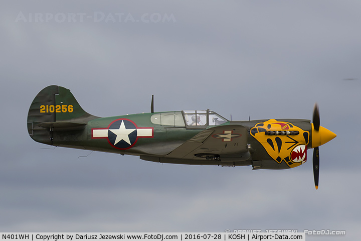 N401WH, 1942 Curtiss P-40K Warhawk C/N 42-10256, Curtiss P-40K Warhawk  C/N 42-10256, N401WH