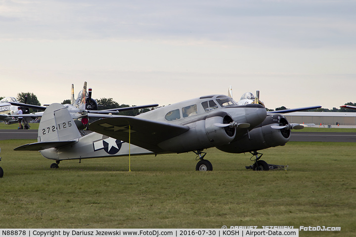 N88878, 1943 Cessna UC-78C (T-50) Bobcat C/N 4121, Cessna T-50 Bobcat 