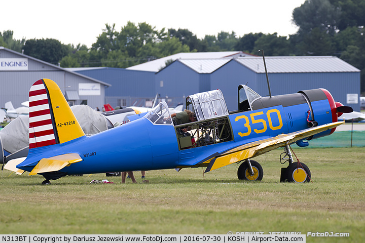 N313BT, Consolidated Vultee BT-13A Valiant C/N 10425, Consolidated Vultee BT-13A Valiant  C/N 10425, N313BT