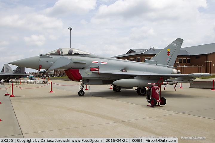 ZK335, 2012 Eurofighter EF 2000 Typhoon FGR4 C/N BS096/359, Typhoon FGR4 ZK335 EB-B from 41(R)Sqn.  RAF Coningsby, Lincolnshire