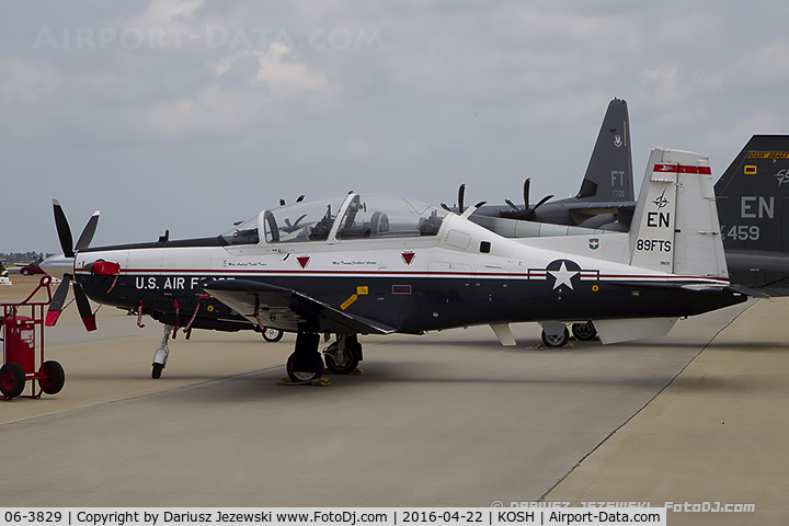 06-3829, 2006 Raytheon T-6A Texan II C/N PT-384, T-6A Texan II 06-3829 EN from 89th FTS 