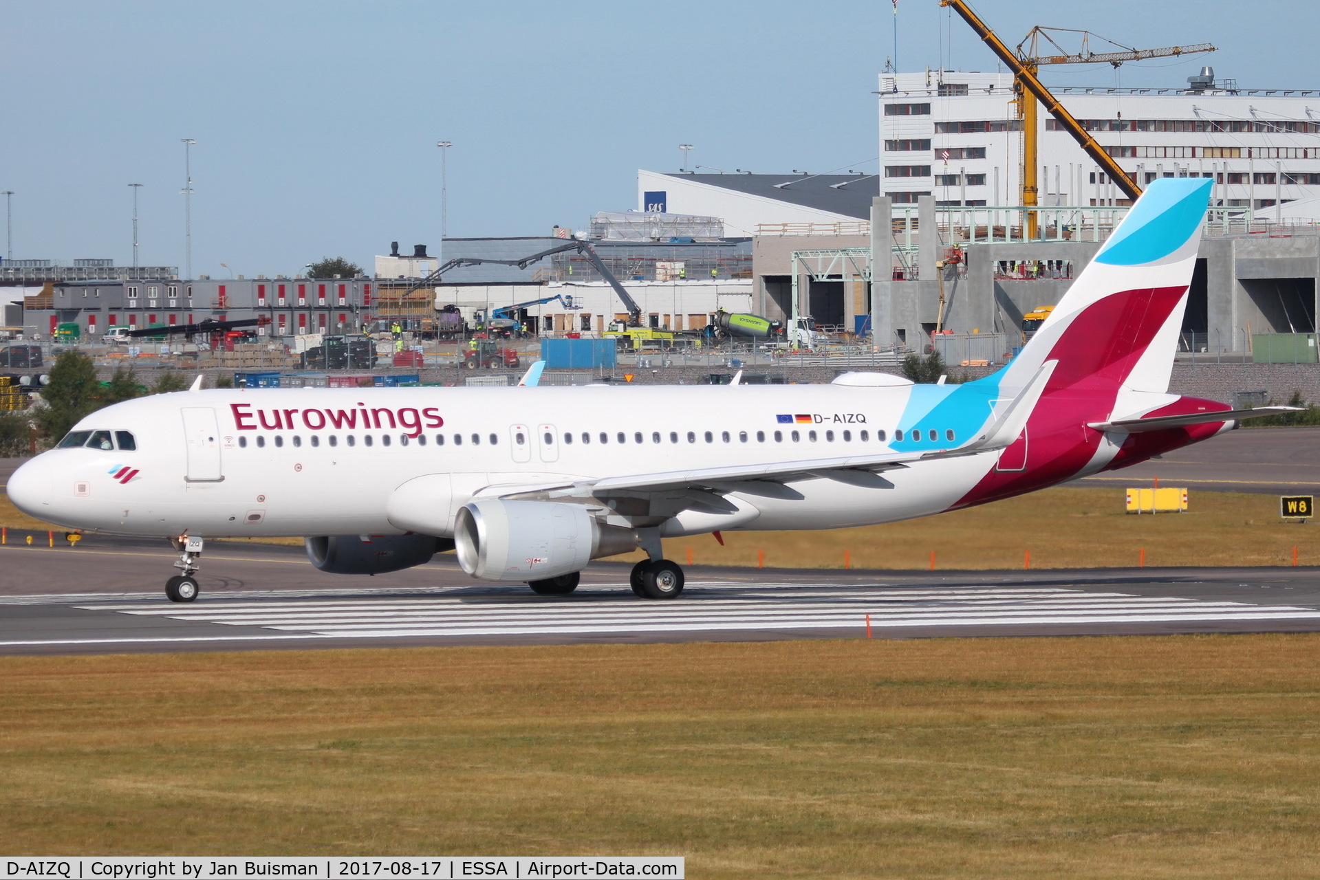 D-AIZQ, 2013 Airbus A320-214 C/N 5497, Eurowings