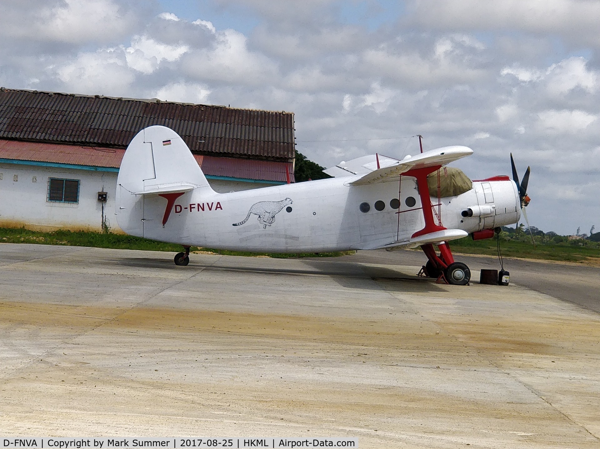D-FNVA, Antonov An-2 C/N 19347320, Seen at Malindi airport in Kenya