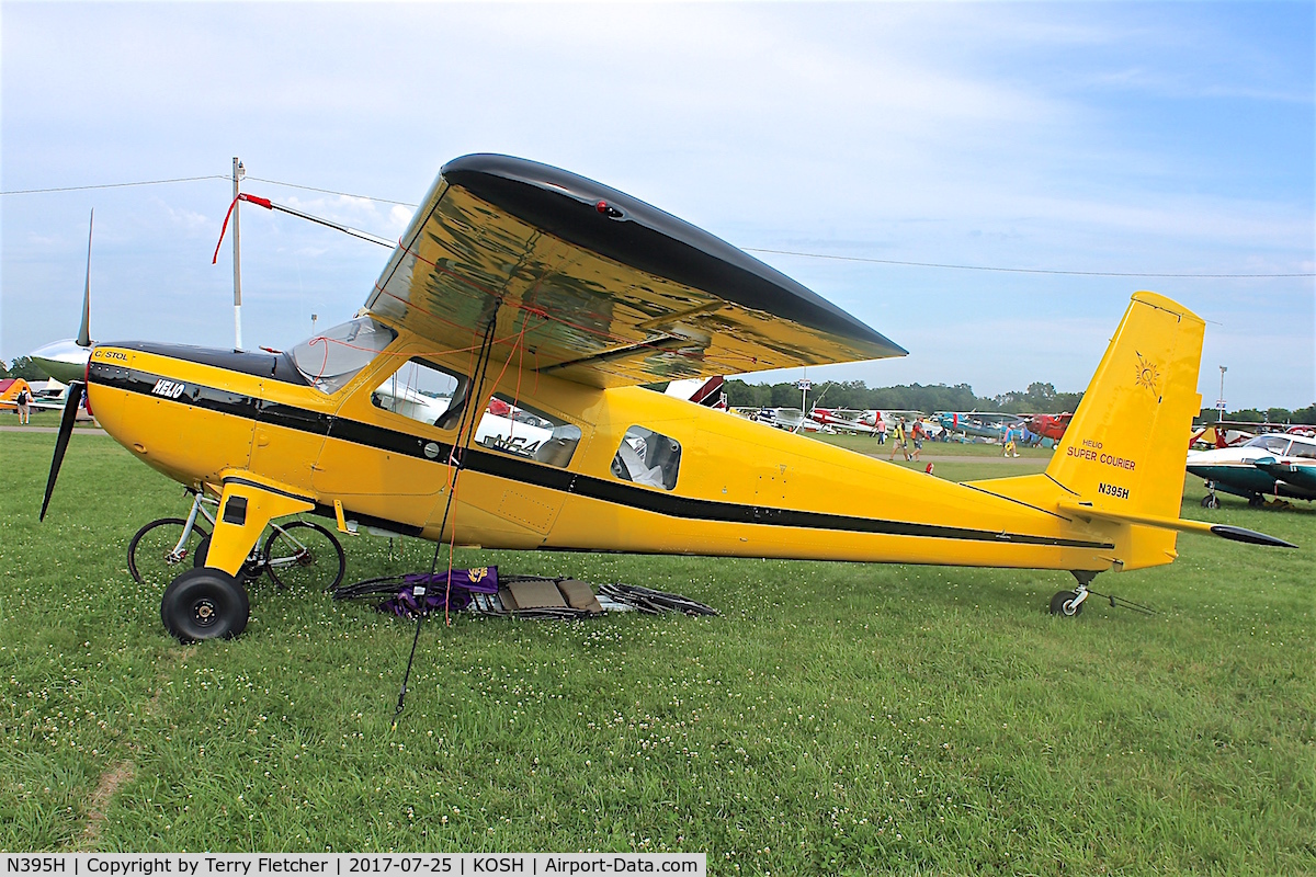 N395H, 1959 Helio H-395 Super Courier C/N 514, At 2017 EAA Airventure at Oshkosh