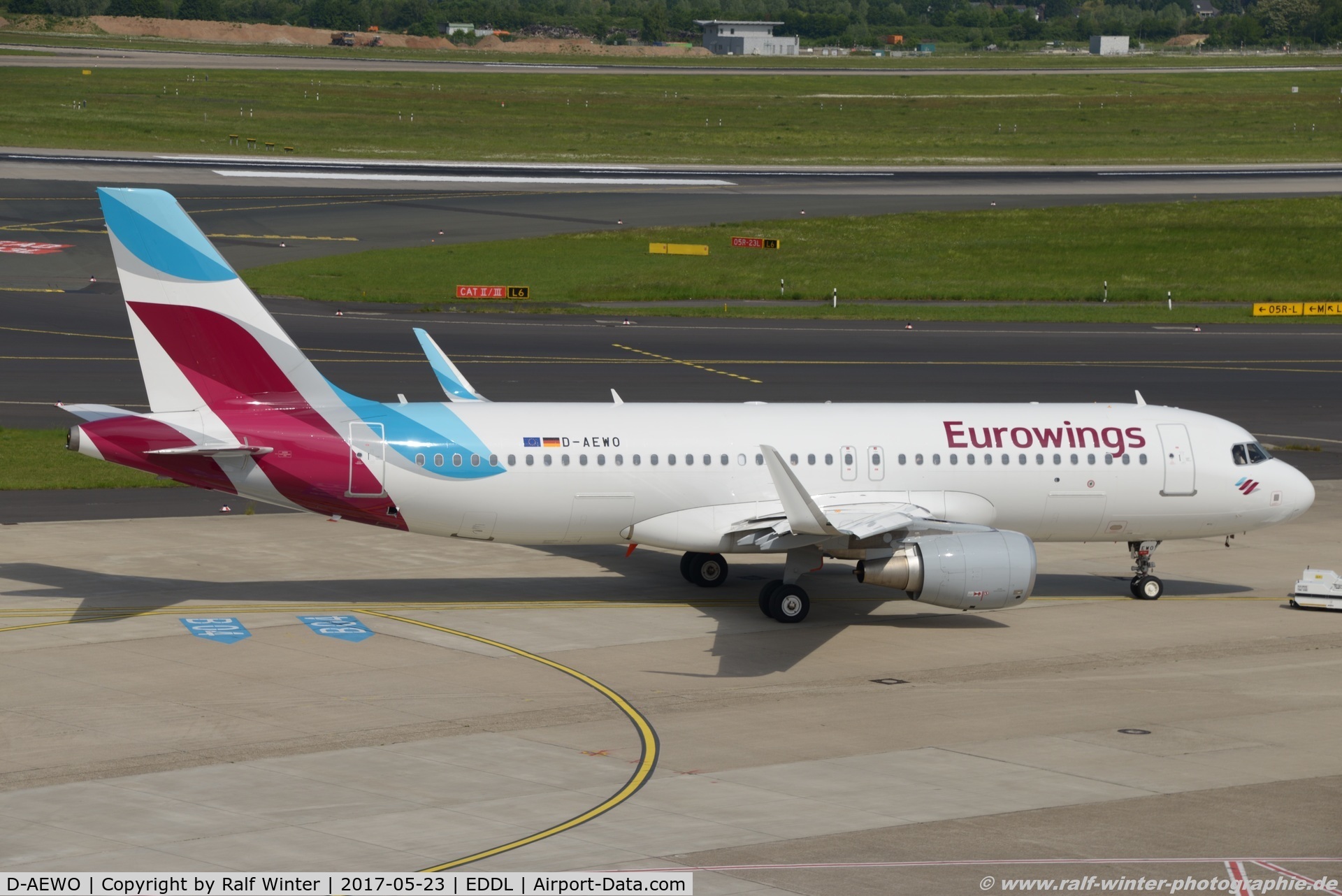 D-AEWO, 2016 Airbus A320-214 C/N 7394, Airbus A320-214(W) - EW EWG Eurowings - 7384 - D-AEWO - 23.05.2017 - DUS