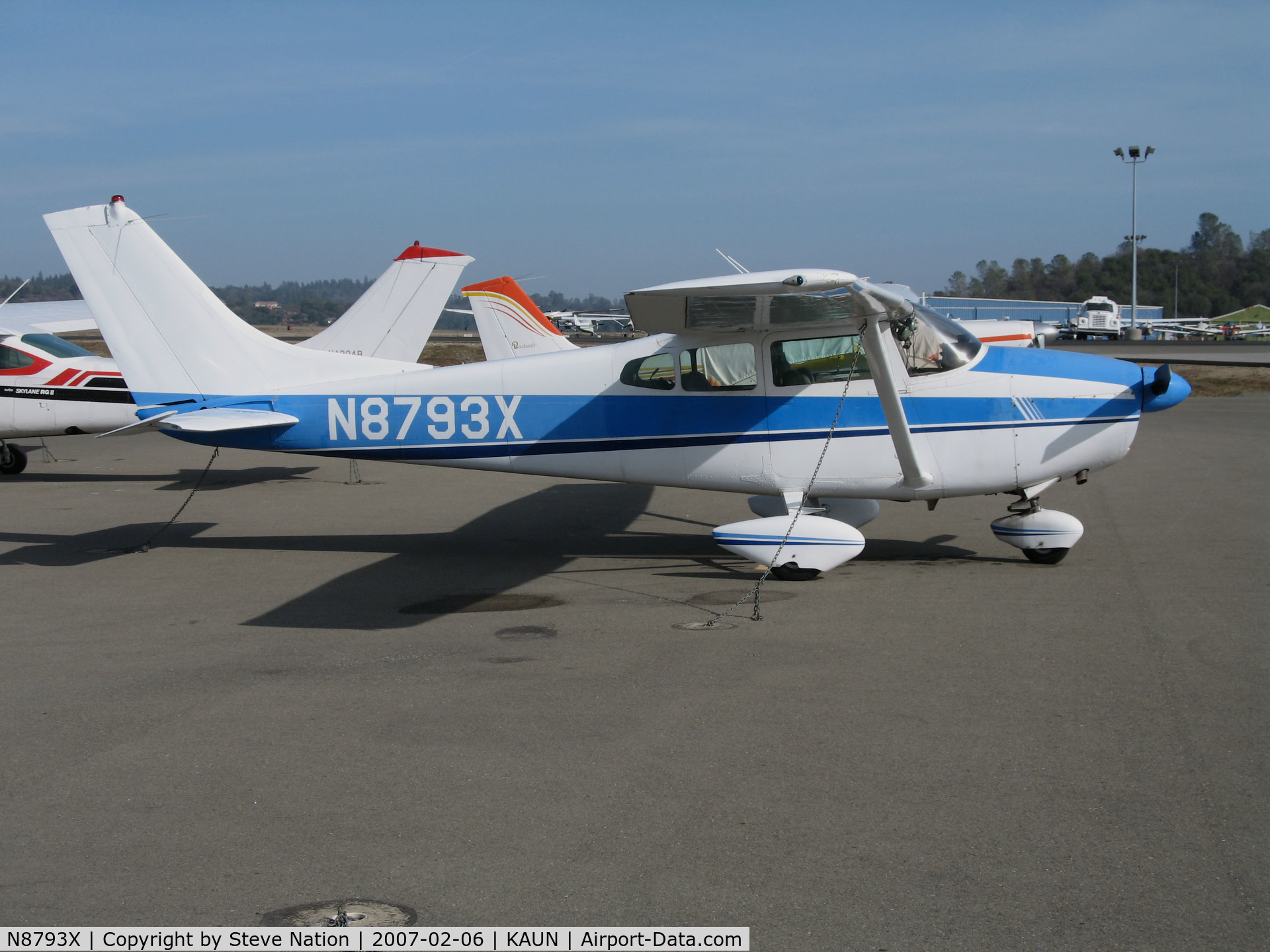 N8793X, 1961 Cessna 182D Skylane C/N 182-53193, Locally-based 1961 Cessna 182D Skylane @ Auburn Municipal Airport, CA