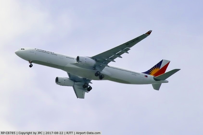 RP-C8785, 2013 Airbus A330-343X C/N 1475, Approach to land