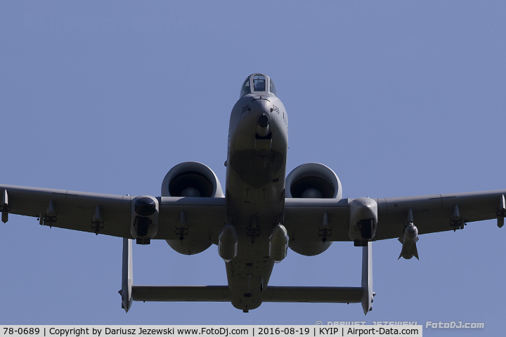 78-0689, 1979 Fairchild Republic A-10C Thunderbolt II C/N A10-0309, A-10C Thunderbolt 78-0689 MI from 107th FS 