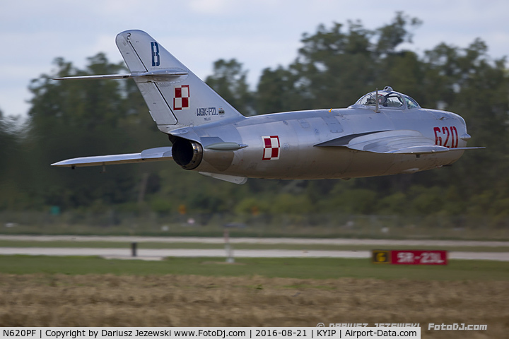 N620PF, 1960 PZL-Mielec Lim-5 (MiG-17F) C/N 1D0620, PZL Mielec Lim-5P (MiG-17PF)  C/N 1D0620, NX620PF