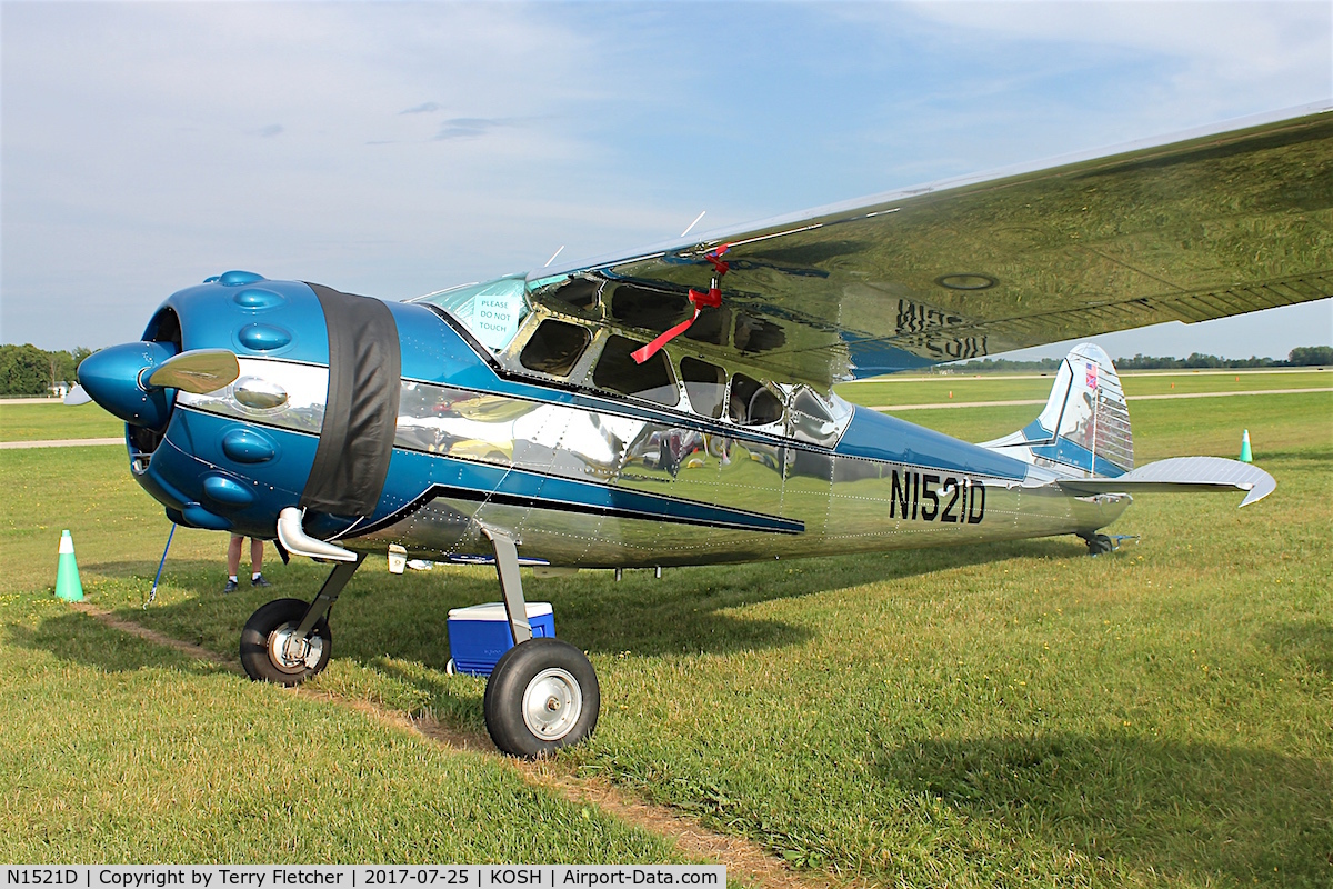 N1521D, 1952 Cessna 195A C/N 7743, At 2017 AirVenture at Oshkosh