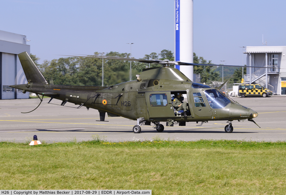 H26, Agusta A-109BA C/N 0326, H-26 BAF