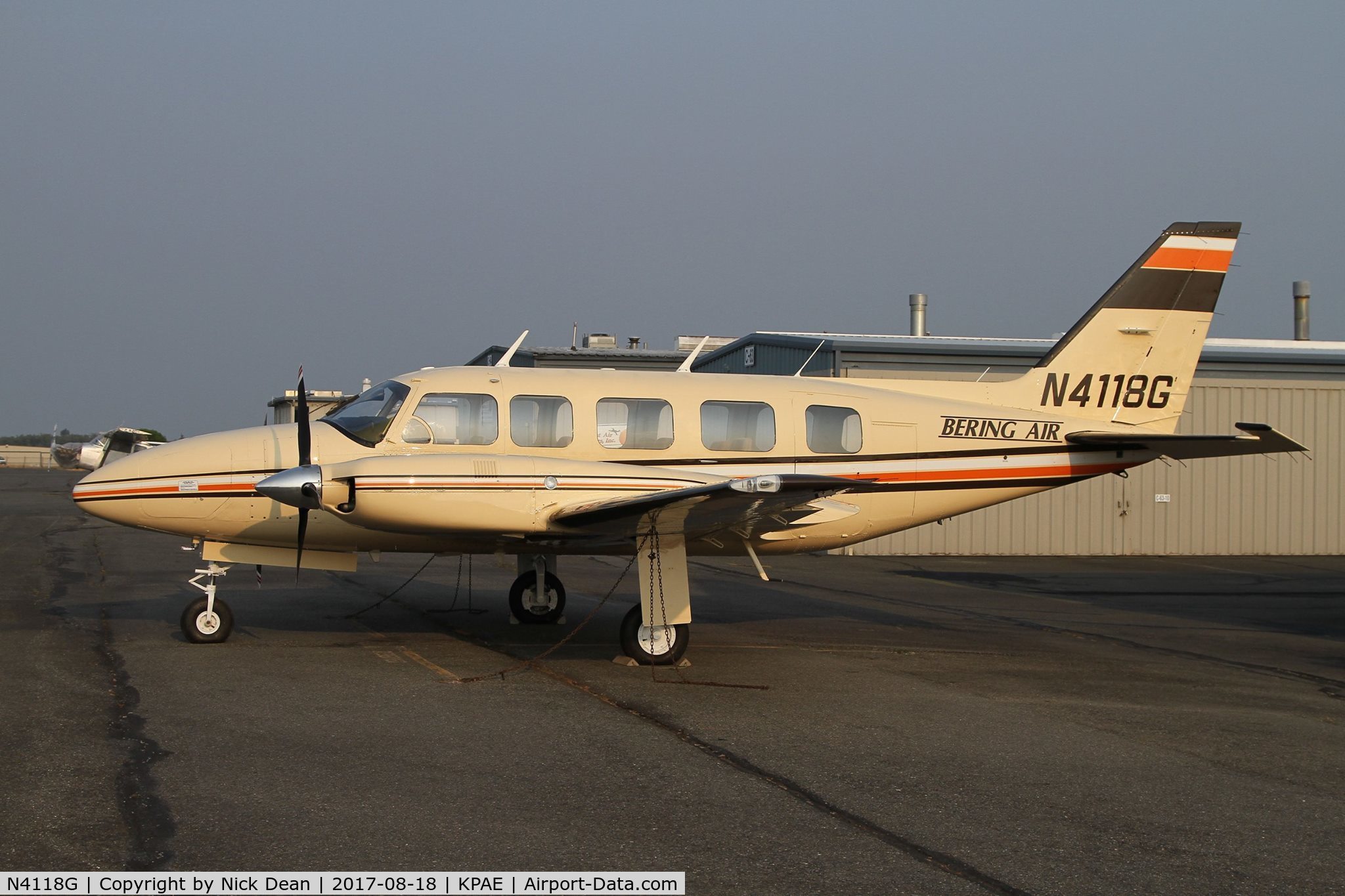 N4118G, 1984 Piper PA-31-350 Chieftain C/N 31-8453001, Fresh from paint at Sunquest Air Specialties