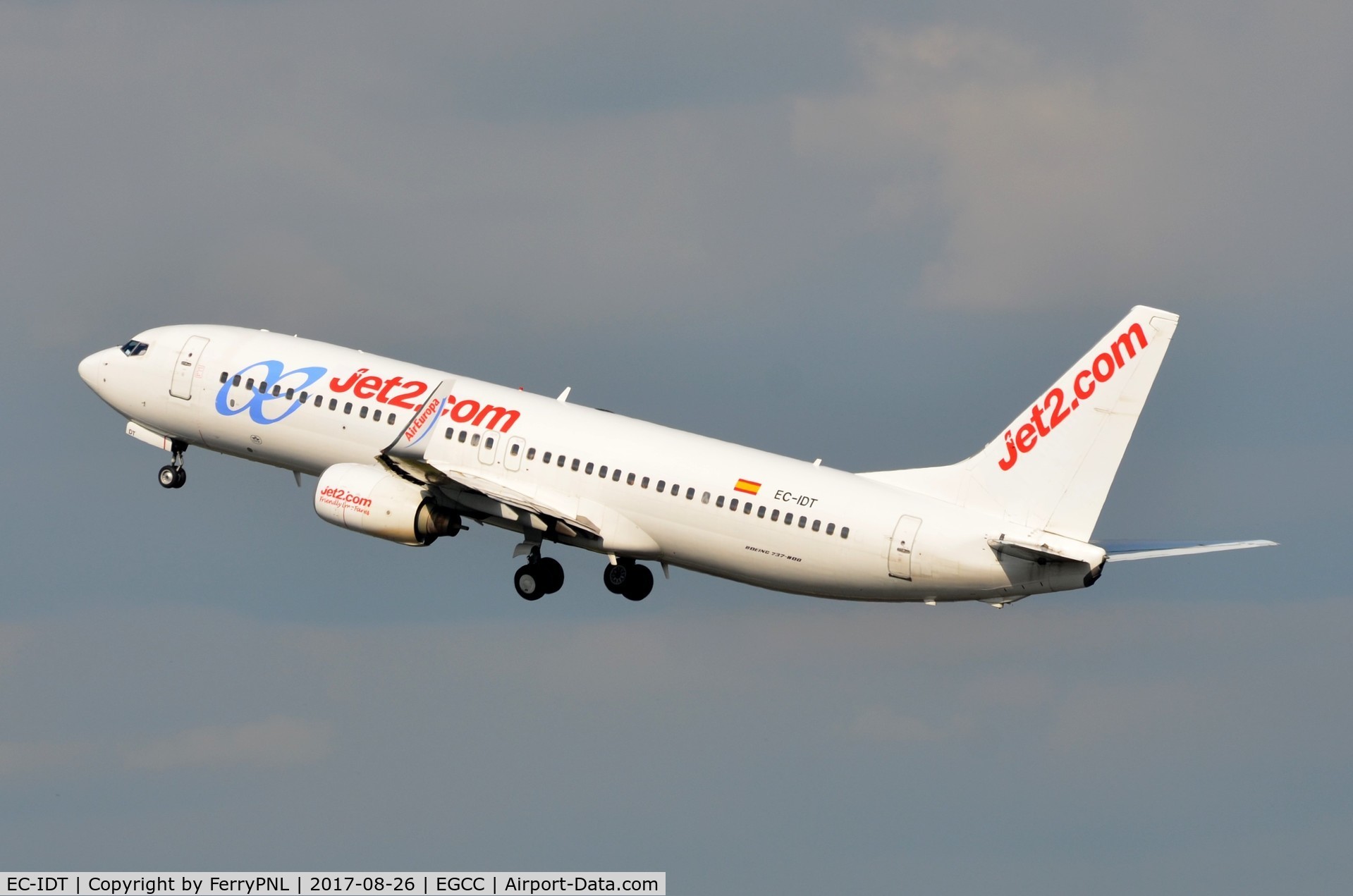EC-IDT, 2002 Boeing 737-86Q C/N 30281, Short lease of Air Europa B738 to Jet2.
