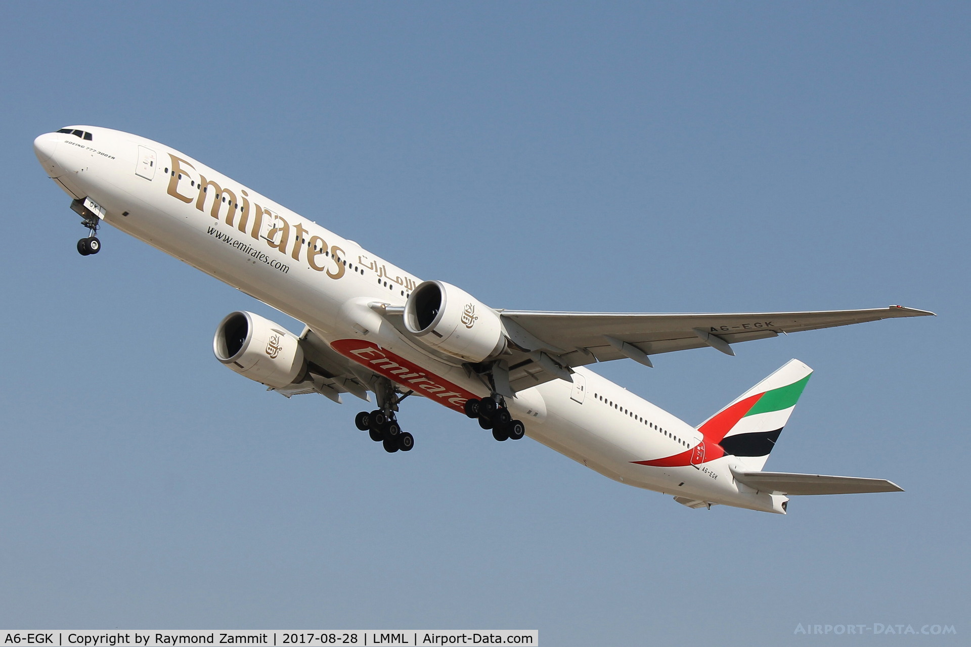 A6-EGK, 2011 Boeing 777-31H/ER C/N 41071, B777 A6-EGK Emirates Airlines