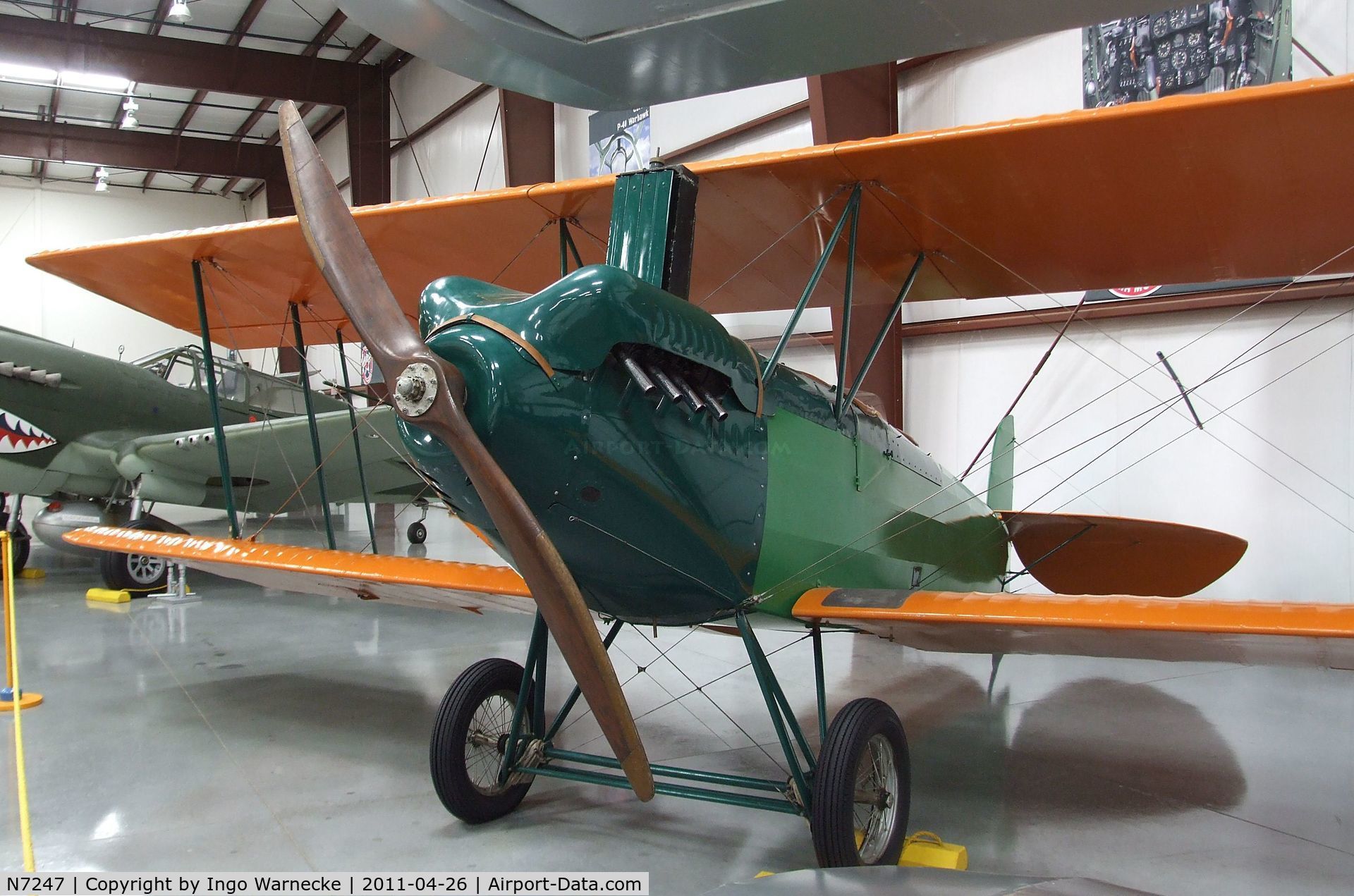 N7247, 1928 Fairchild KR-31 C/N 199, Fairchild (Kreider-Reisner) KR-31 at the Yanks Air Museum, Chino CA