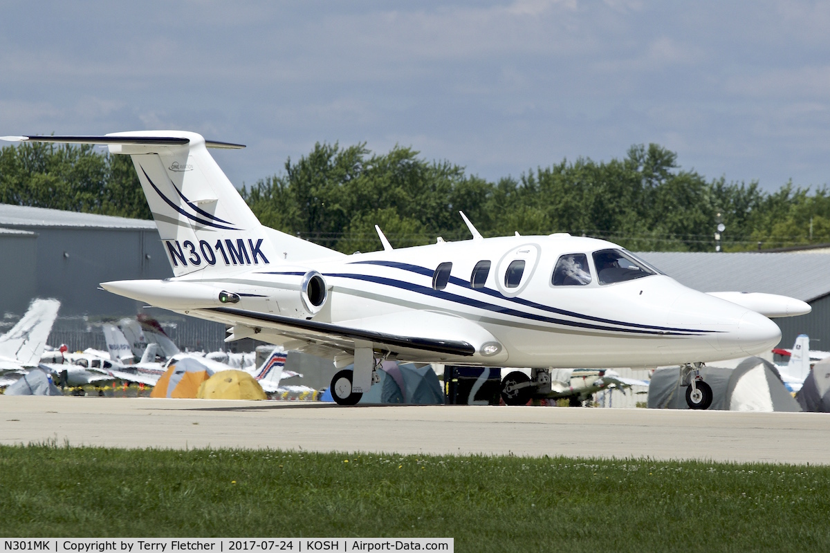 N301MK, 2008 Eclipse Aviation Corp EA500 C/N 000214, At 2017 EAA AirVenture at Oshkosh