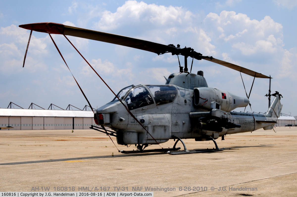 160816, Bell AH-1W Super Cobra C/N 26931, At NAF Washington