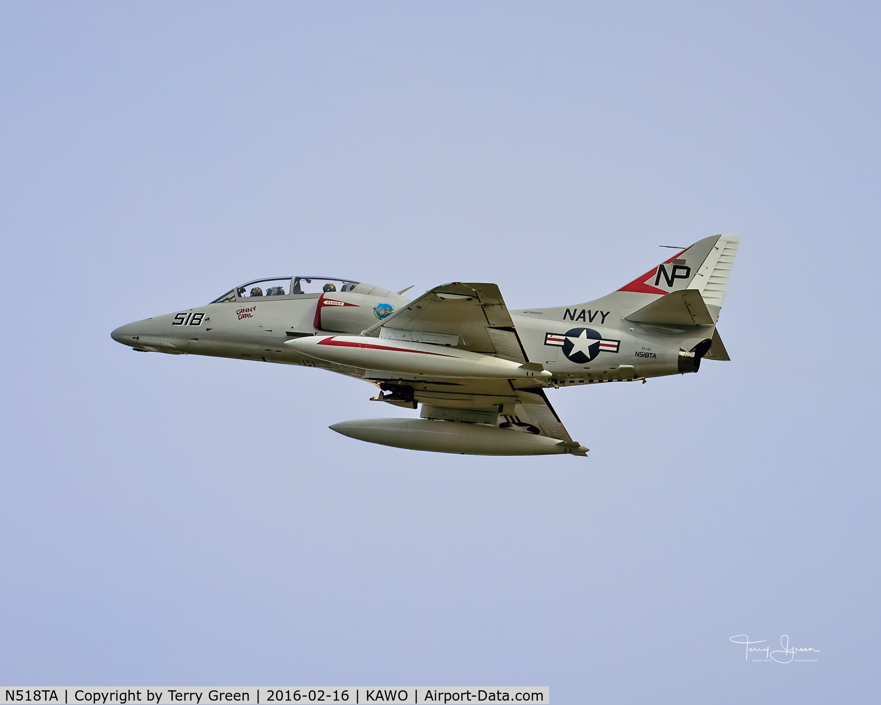 N518TA, 2010 Douglas TA-4J Skyhawk C/N 14291, KAWO